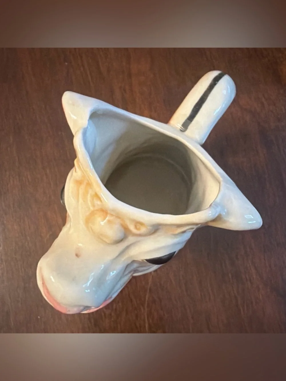 Vintage Elsie the Cow Borden Hand Painted Ceramic Creamer Pourer Animal Pitcher